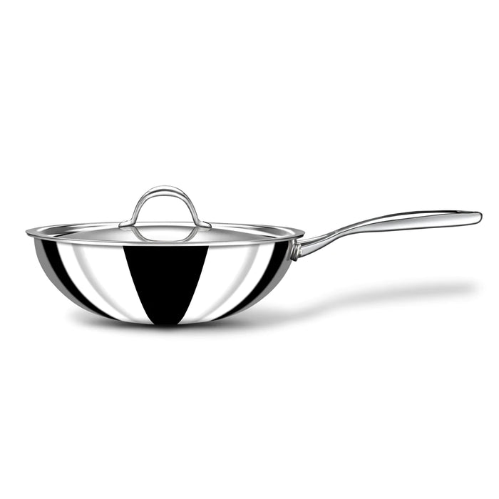 Stahl Deep Frypan - Triply Artisan Series Wok Lid