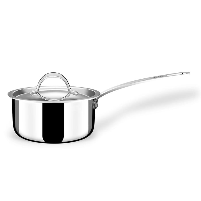Stahl Engrave - Steel Sauce Pan - Triply Artisan Series