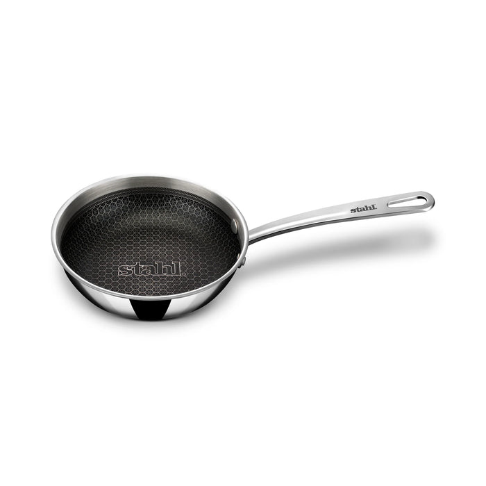 Stahl Kitchen Fry pan (Without Lid) - Triply Artisan Hybrid Series