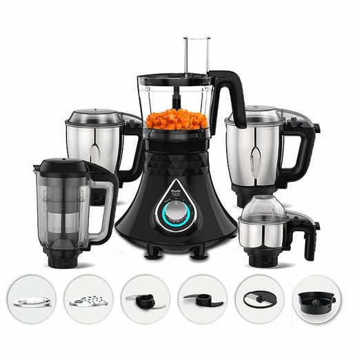 Preethi Mixer Grinder 750w watts ZODIAC COSMO 5 Jar MG236 Black