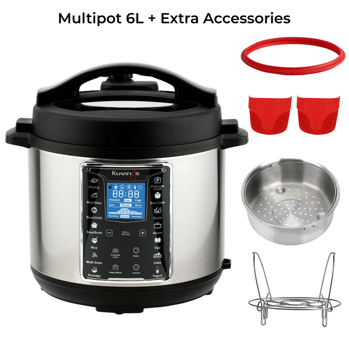 Kuvings Multipot Electric Pressure Cooker 3L / 6L With Accessories