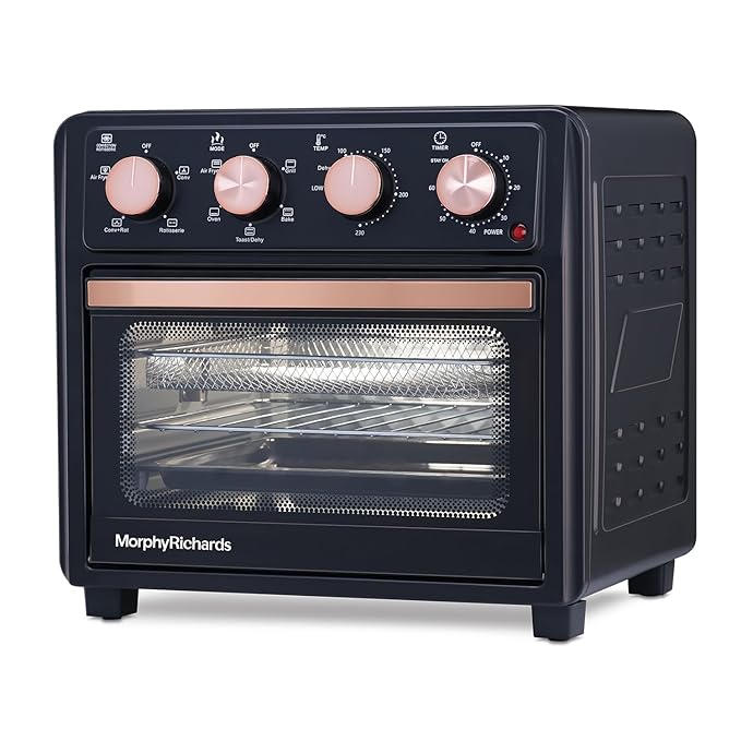 Morphy Richards AirCrisp 25 Litre Air Fryer Oven, Black & Rose Gold