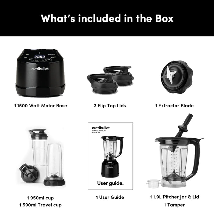 Nutribullet Blender Combo 1500W whats in the box