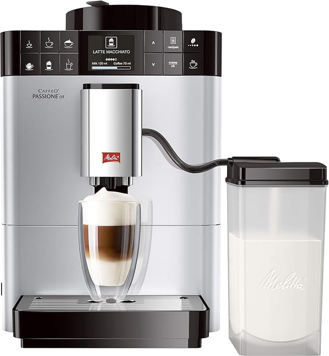 Melitta Passione OT Bean to Cup Fully Automatic Coffee Machine with Grinder and Milk Tank