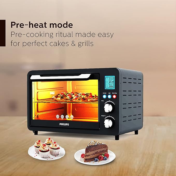 Philips OTG Oven Toast Grill 25L with Opti Temp Technology - HD6975