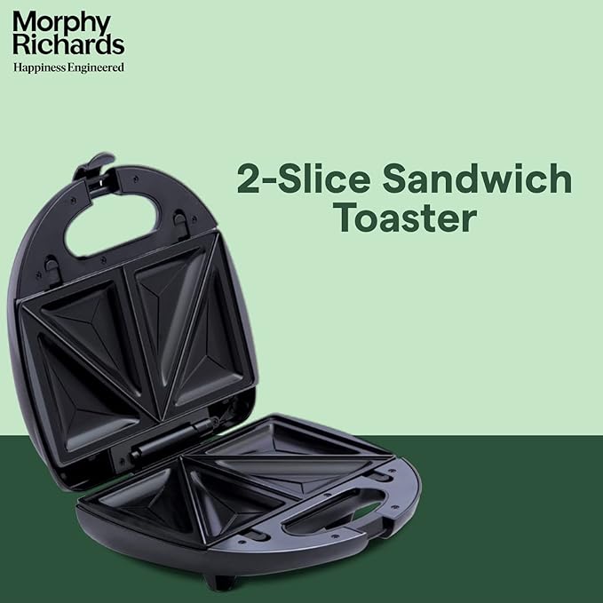 MORPHY RICHARDS SANDWICH TOASTER 750 WATTS SM 3006 — Off and On