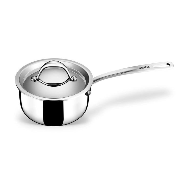 Stahl Engrave - Steel Sauce Pan - Triply Artisan Series