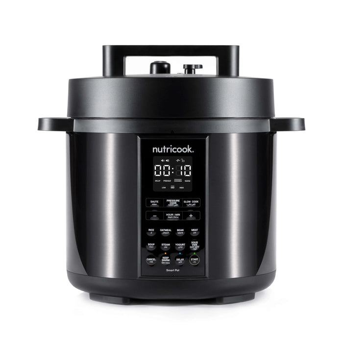Nutricook Smart Pot 6 & 8 Litre 9-In-1 Instant Programmable Electric Pressure Cooker