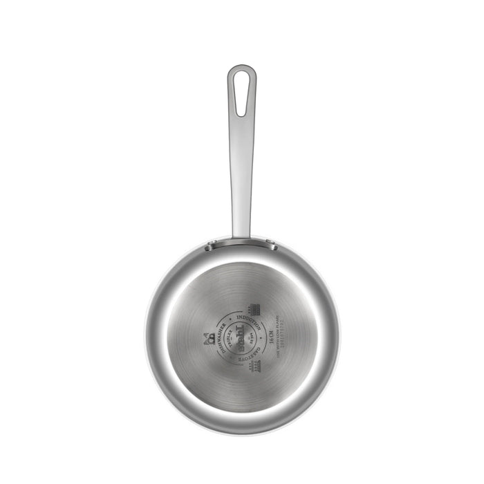 Stahl Kitchen Fry pan (Without Lid) - Triply Artisan Hybrid Series