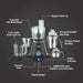 Preethi Food Processor 750 Watts ZODIAC MG 218 