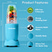 Nutribullet Pro 900 blender Light Blue features