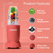 Nutribullet Pro 900 blender burgundy features