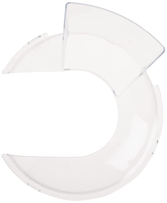 KitchenAid Tilt Head SM 1Piece Pouring Shield — Off and On