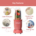 Nutribullet Pro 900 blender burgundy features