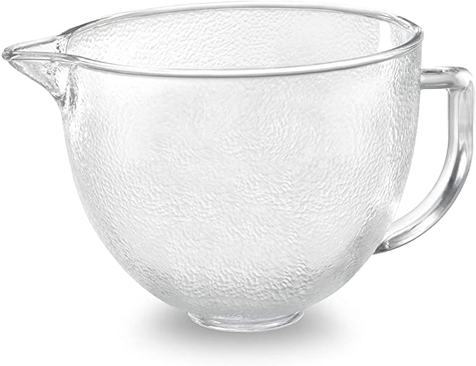 KitchenAid Tilt Head SM - 4.8 Ltr Hammered Glass Bowl