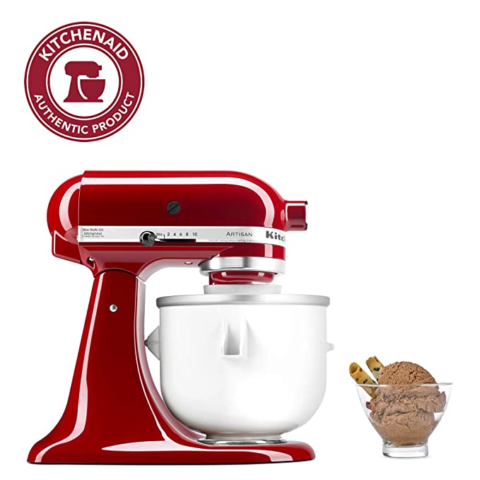 KitchenAid 4.8 Ltr Ice Cream Maker with kitchenaid standmixer