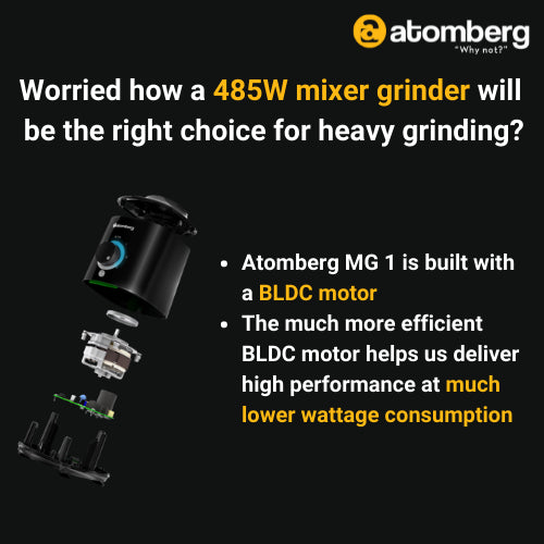 Atomberg MG 1 All-in-One Mixer Grinder - motor