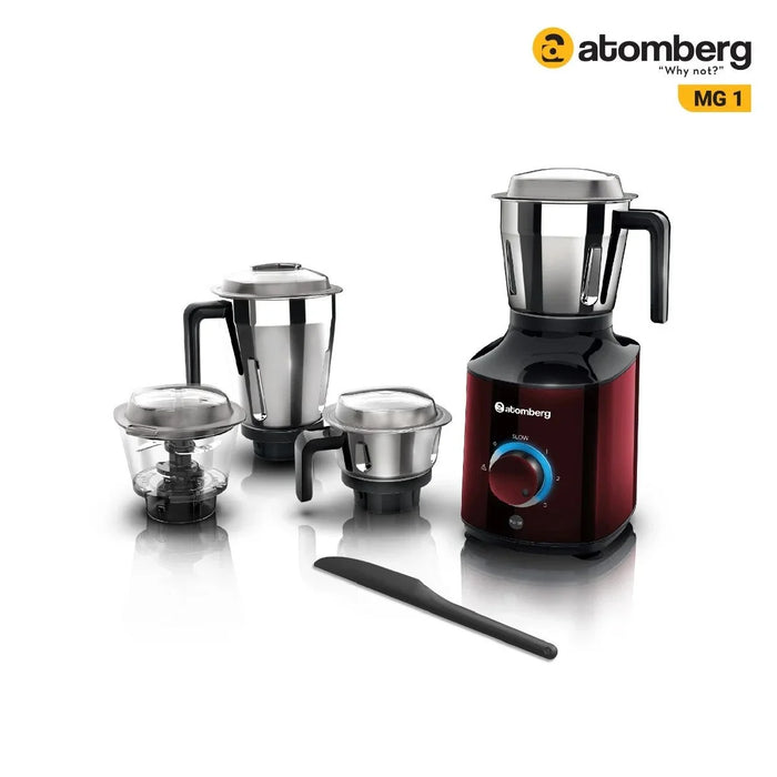 Atomberg MG 1 All in One Mixer Grinder with Chopper Off and On