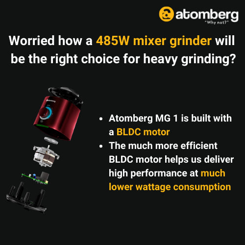 Atomberg MG 1 All-in-One Mixer Grinder - motor