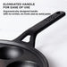 Meyer Pre Seasoned Cast Iron Appam Pan handle