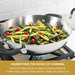 Meyer Trivantage Stainless Steel Triply Cookware Kadai With glass Lid