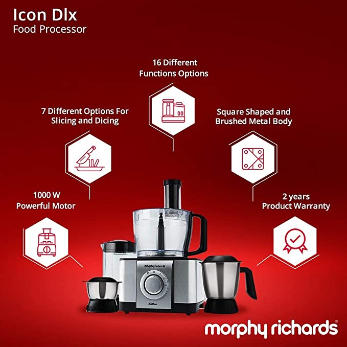 Morphy Richards Icon Dlx Food Processor