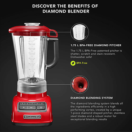 KitchenAid 1.75 L Artisan 5-Speed Diamond Blender