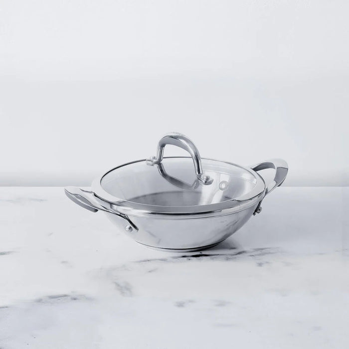 Meyer Select Stainless Steel Kadai 22cm / 30cm (Induction & Gas Compatible)