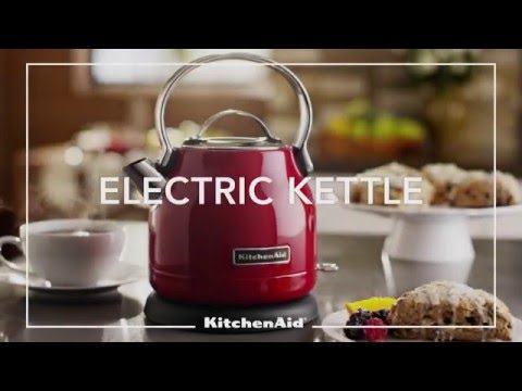 KitchenAid Stella 1.25L Kettle Empire Red Video